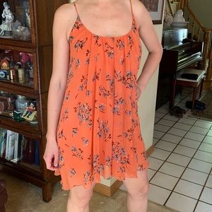 *MINT* Philosophy orange floral sun dress, Small